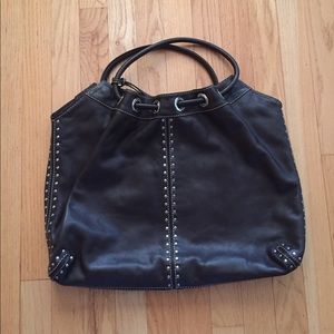 Michael Kors Astor Leather Bag with Studs